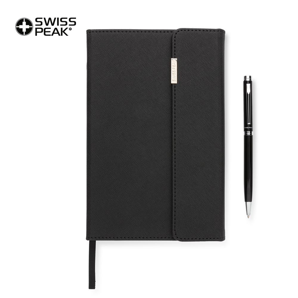 Set de bolígrafo y libreta swisspeak lux Negro miniatura 3