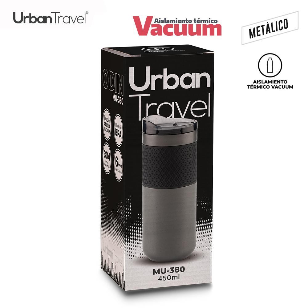 Mug metálico odín urban travel 450ml Negro miniatura 5