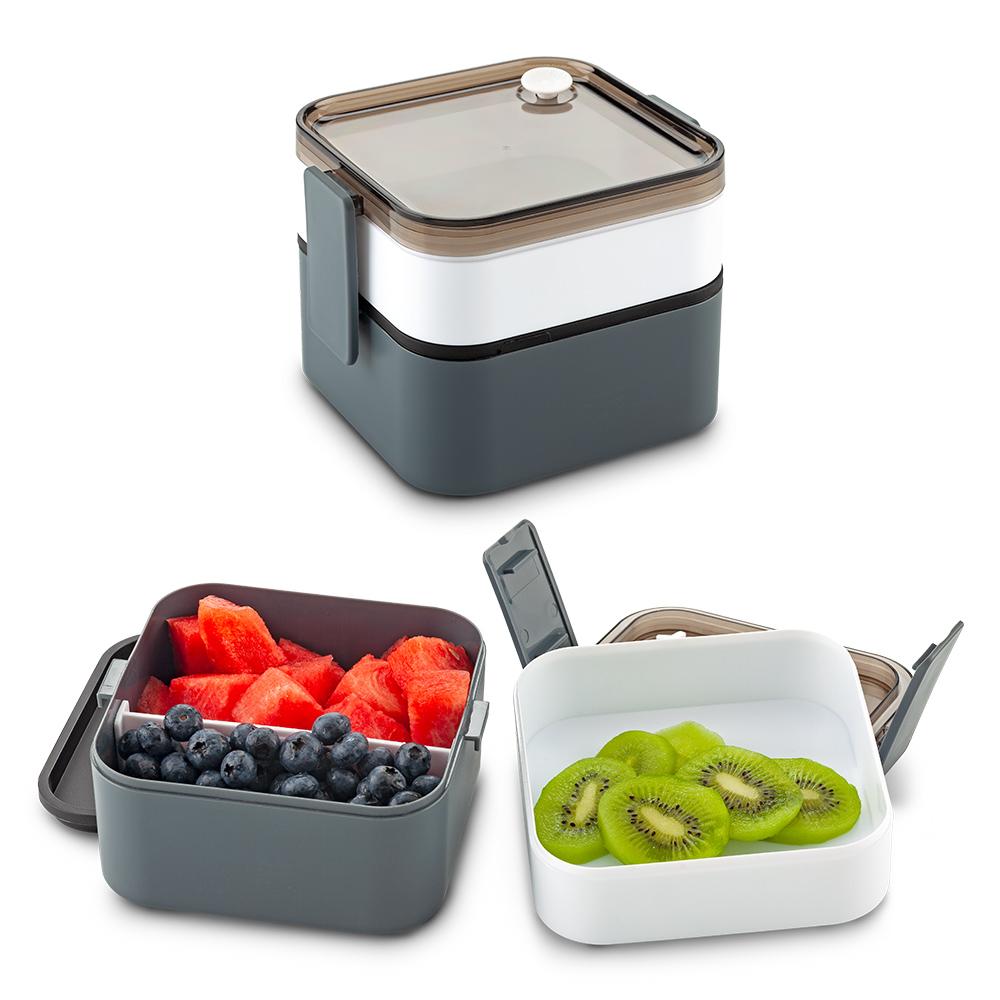 Portacomidas spencer Negro-blanco front