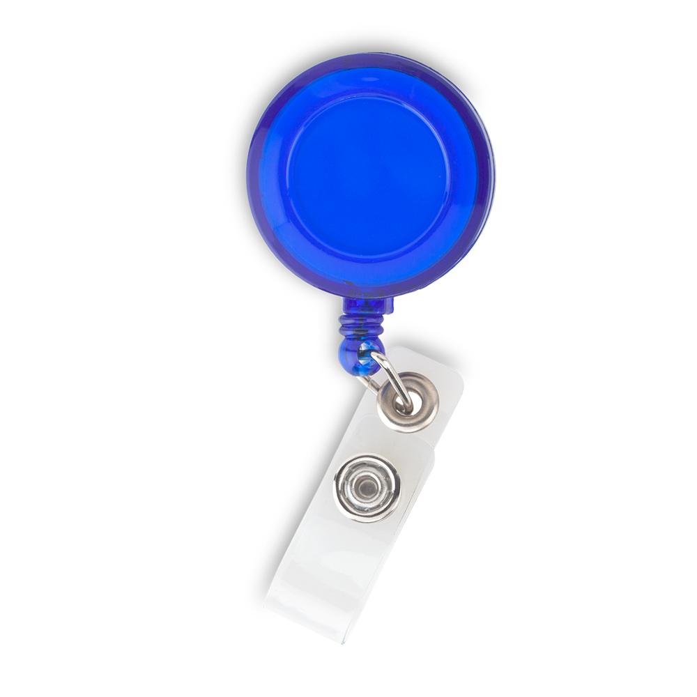 Portaidentificador de carnet redondo ii Azul Transparente miniatura 4