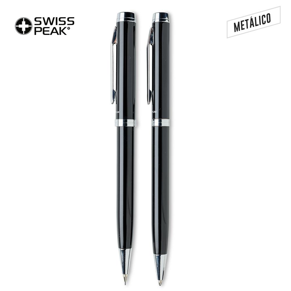 Set de bolígrafos swisspeak luzern Negro miniatura 4