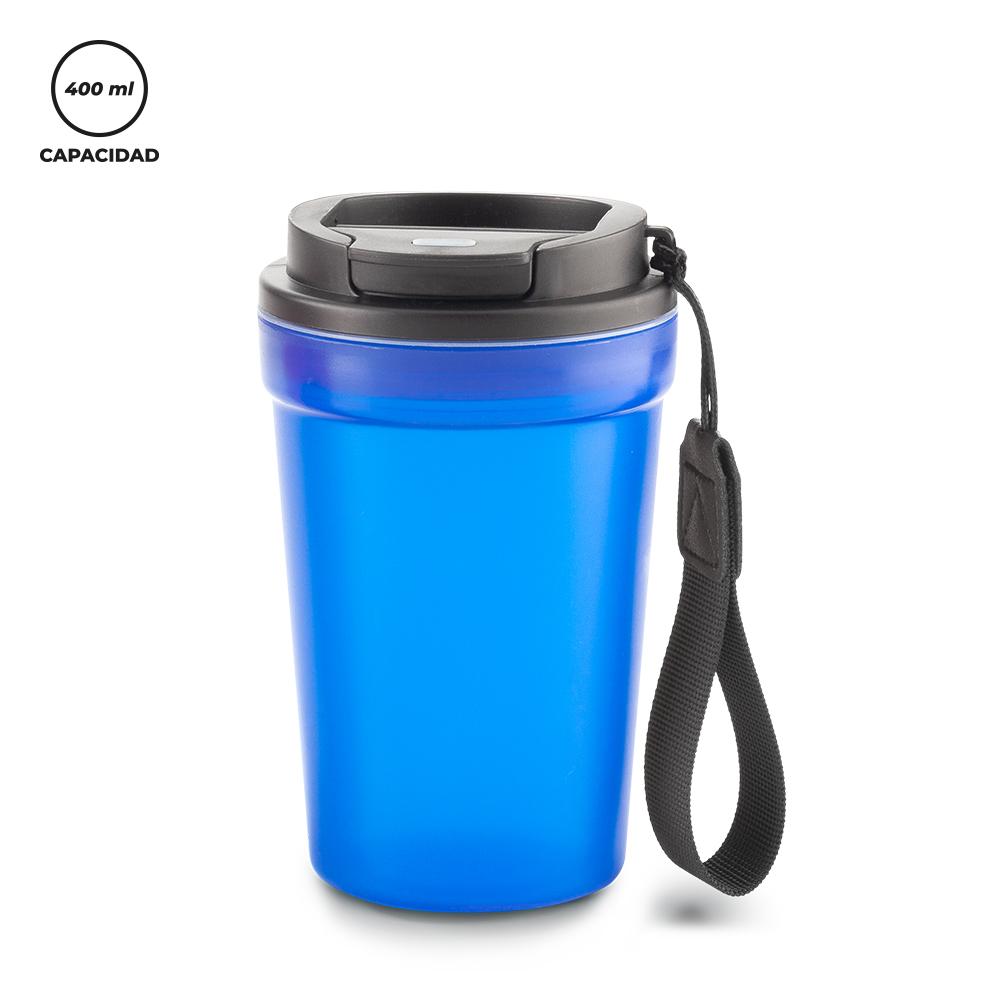 Mug plástico voltra 400 ml Azul miniatura 5