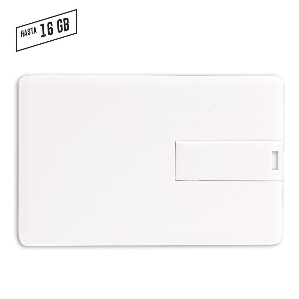 Memoria usb credit card precio neto precio neto Blanco .4 GB miniatura 3