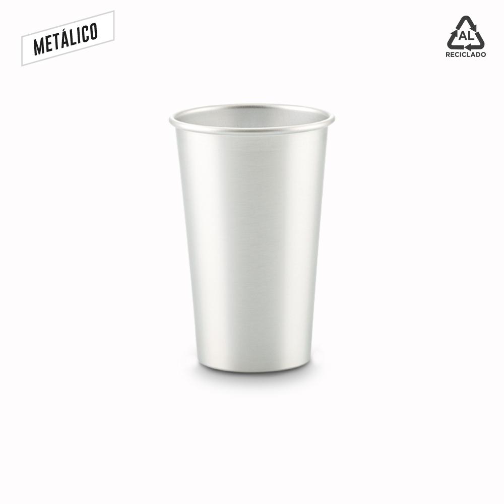 Vaso en aluminio eco 450ml Silver miniatura 4