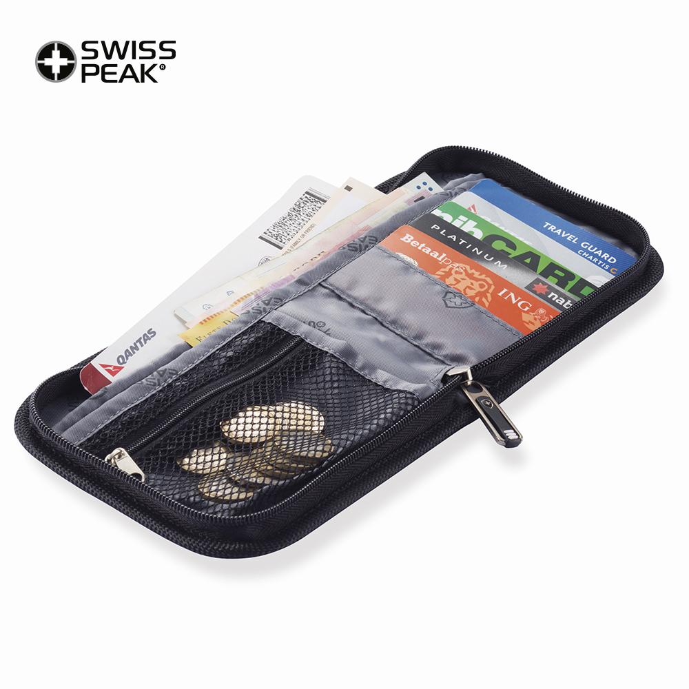 Portadocumentos de viaje swisspeak Negro miniatura 3