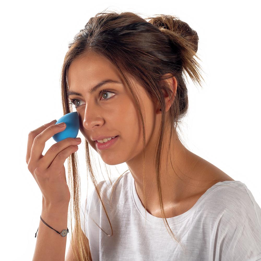 Esponja para maquillaje drop Azul Claro miniatura 5
