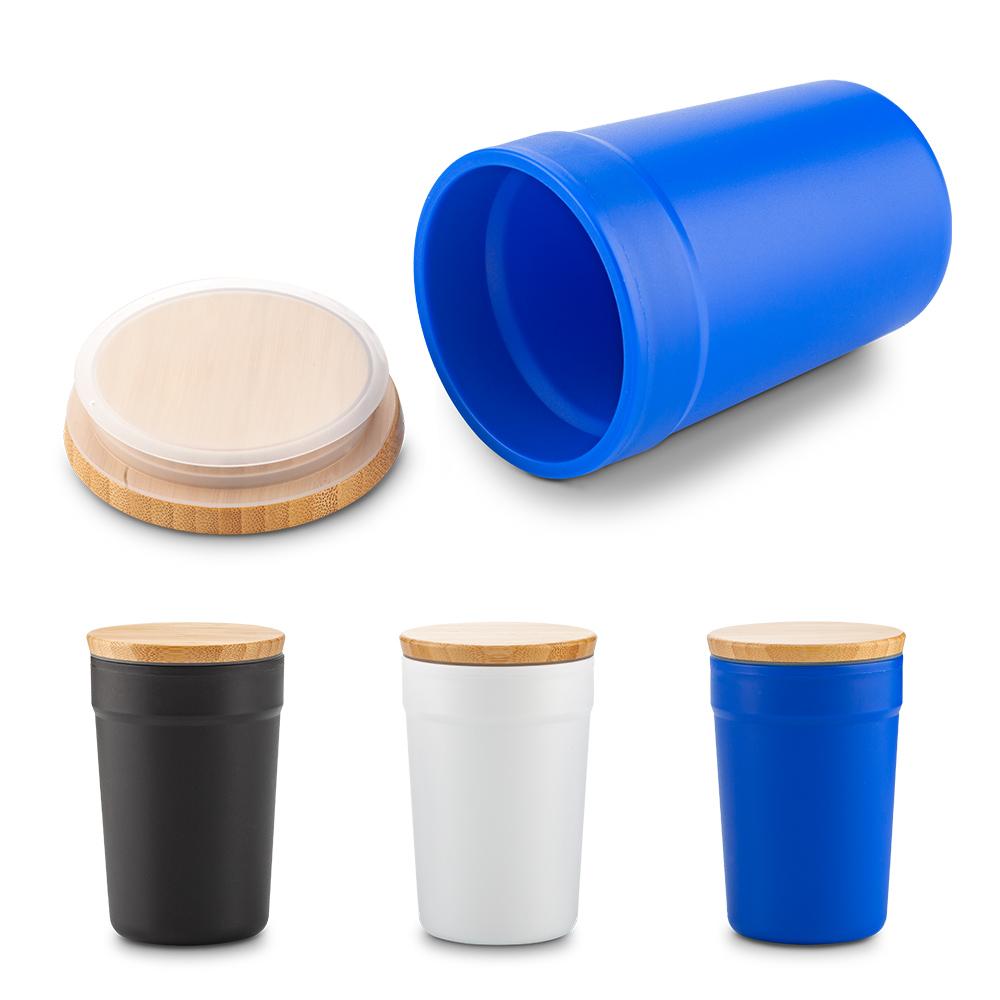 Mug plastico idris 300ml Blanco front
