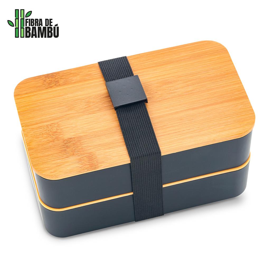 Portacomidas eco denver Negro-bamboo miniatura 4