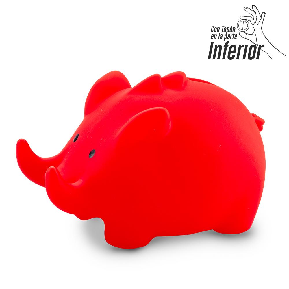 Alcancia piggy con portacelular Blanco miniatura 6