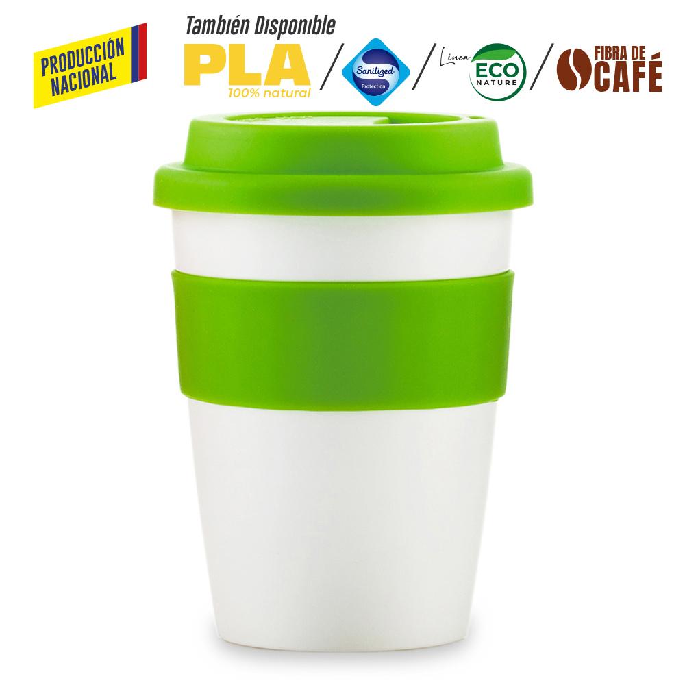 Mug plastico orbit 12oz - produccion nacional produccion nacional Blanco Para Tapa Plastica miniatura 9