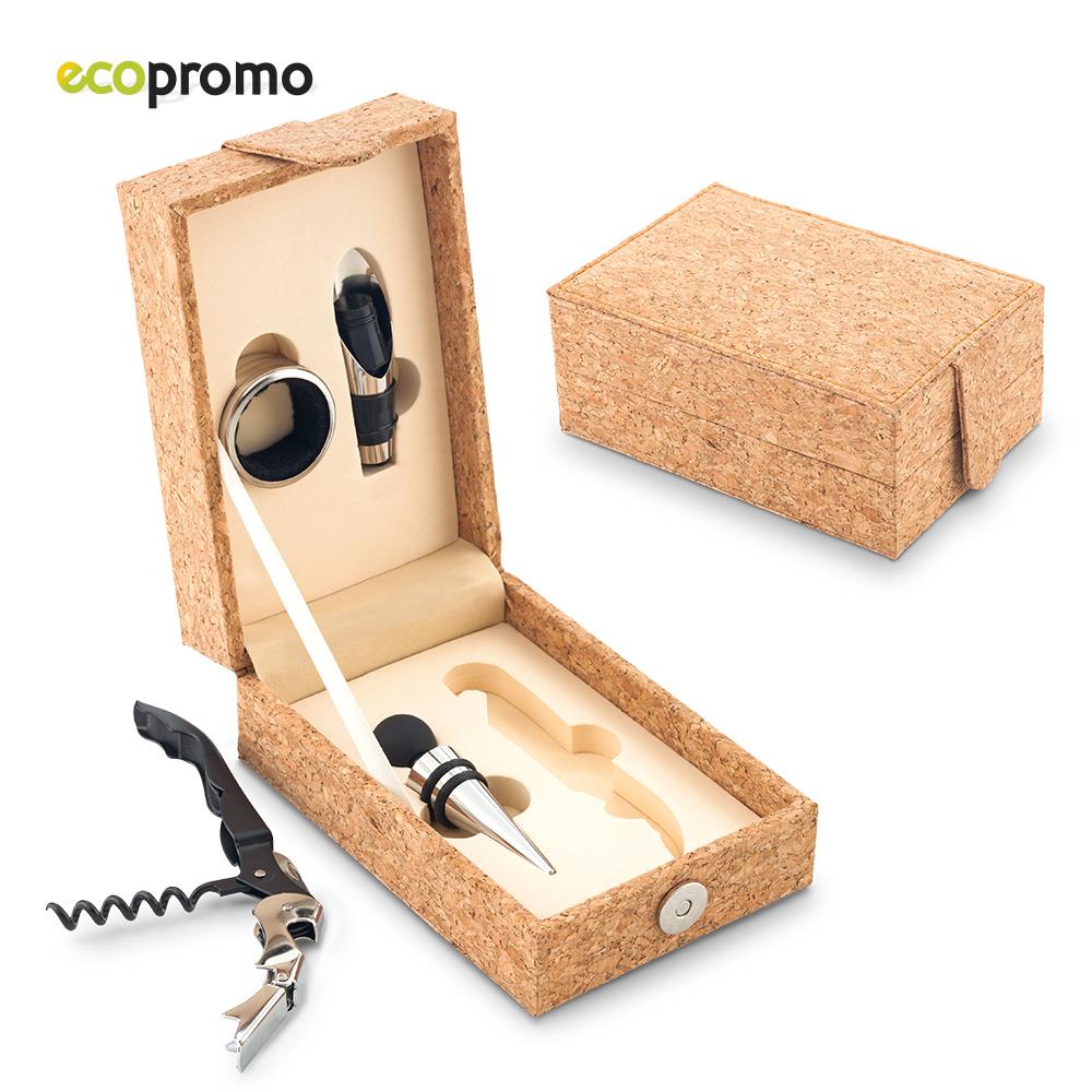 Set de vino en corcho ii Corcho front