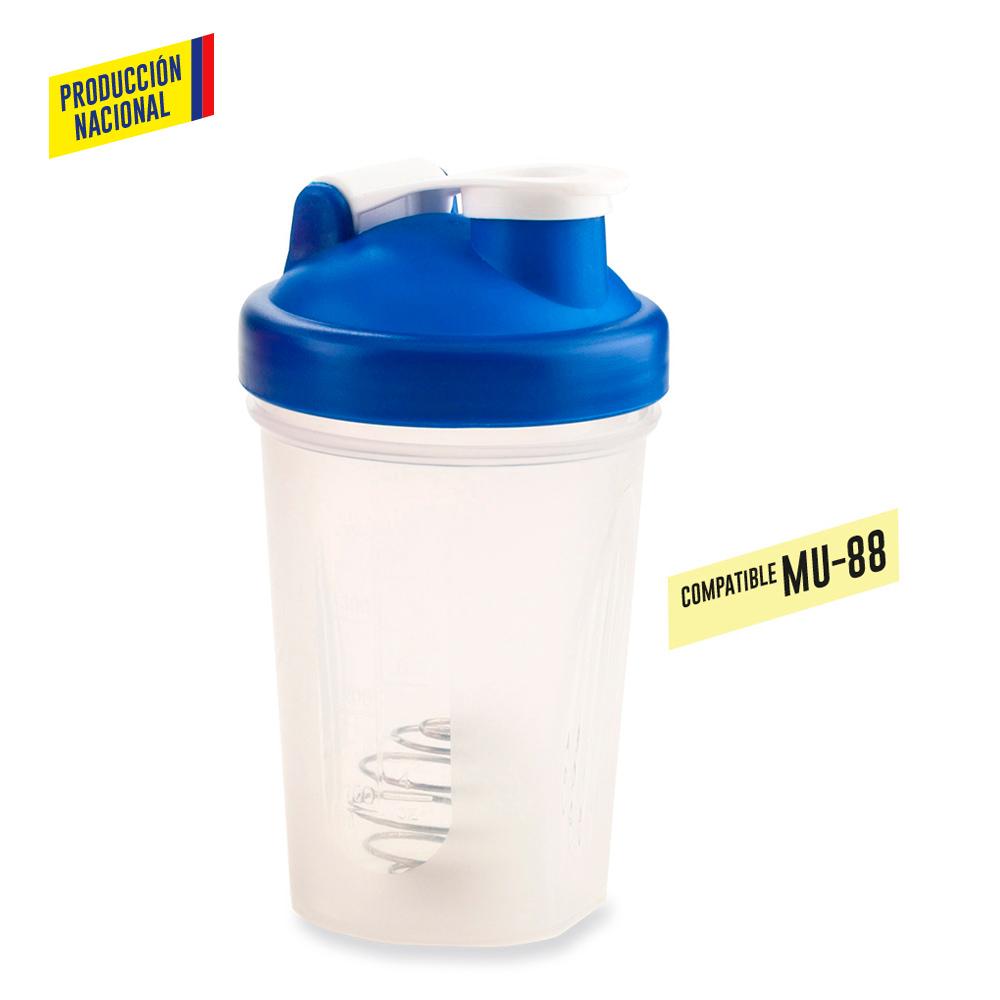 Mug plastico shaker 14 oz - produccion nacional produccion nacional Azul miniatura 4