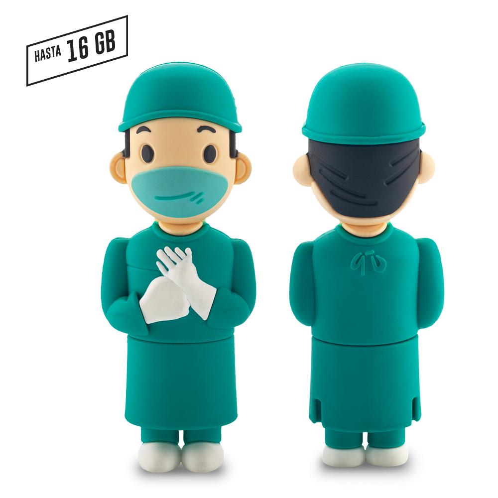Pvc memoria usb medic 3d - ver of-228-ch precio neto PVC Doctor miniatura 6