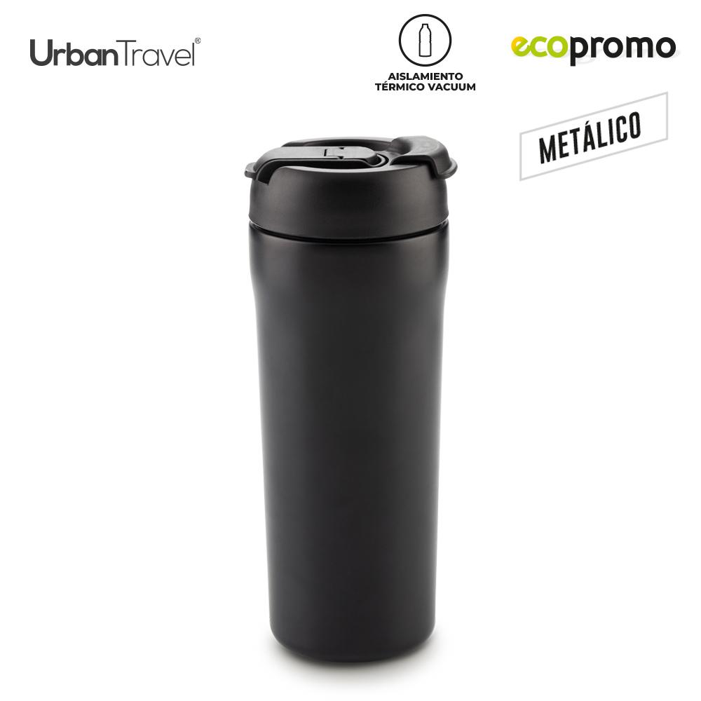 Botilito metálico doom urban travel 600ml Negro miniatura 3