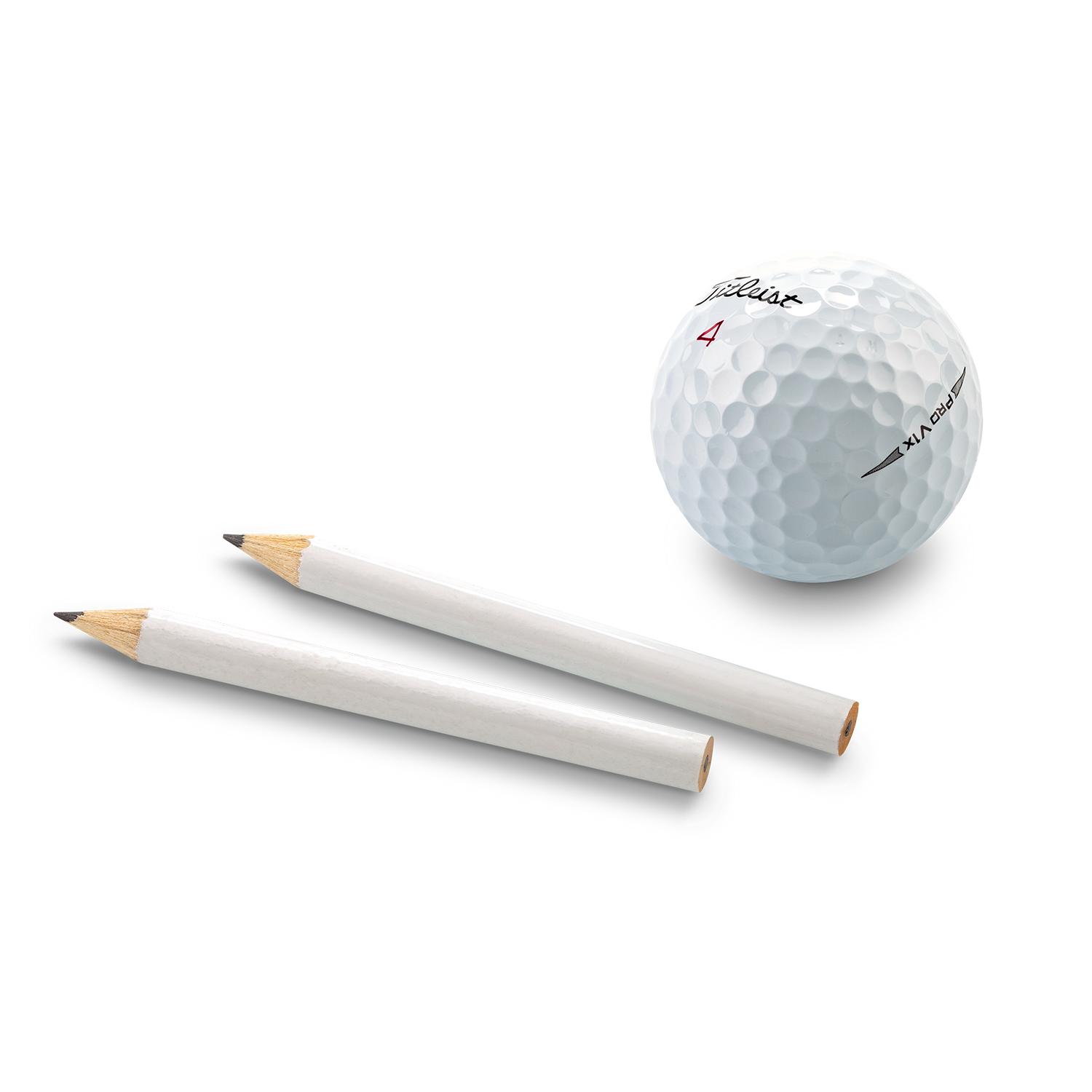 Lápiz golf pencil Blanco front