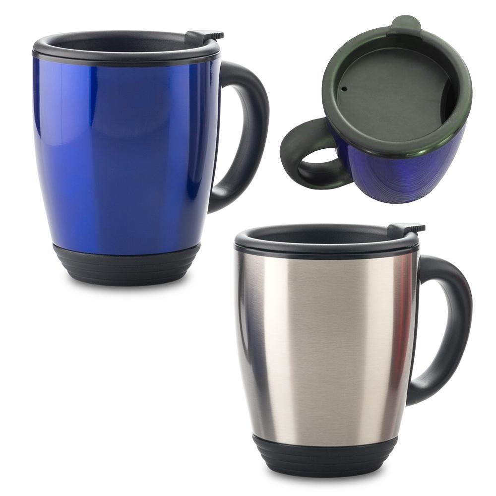 Mug metalico peyton 470 ml Silver front