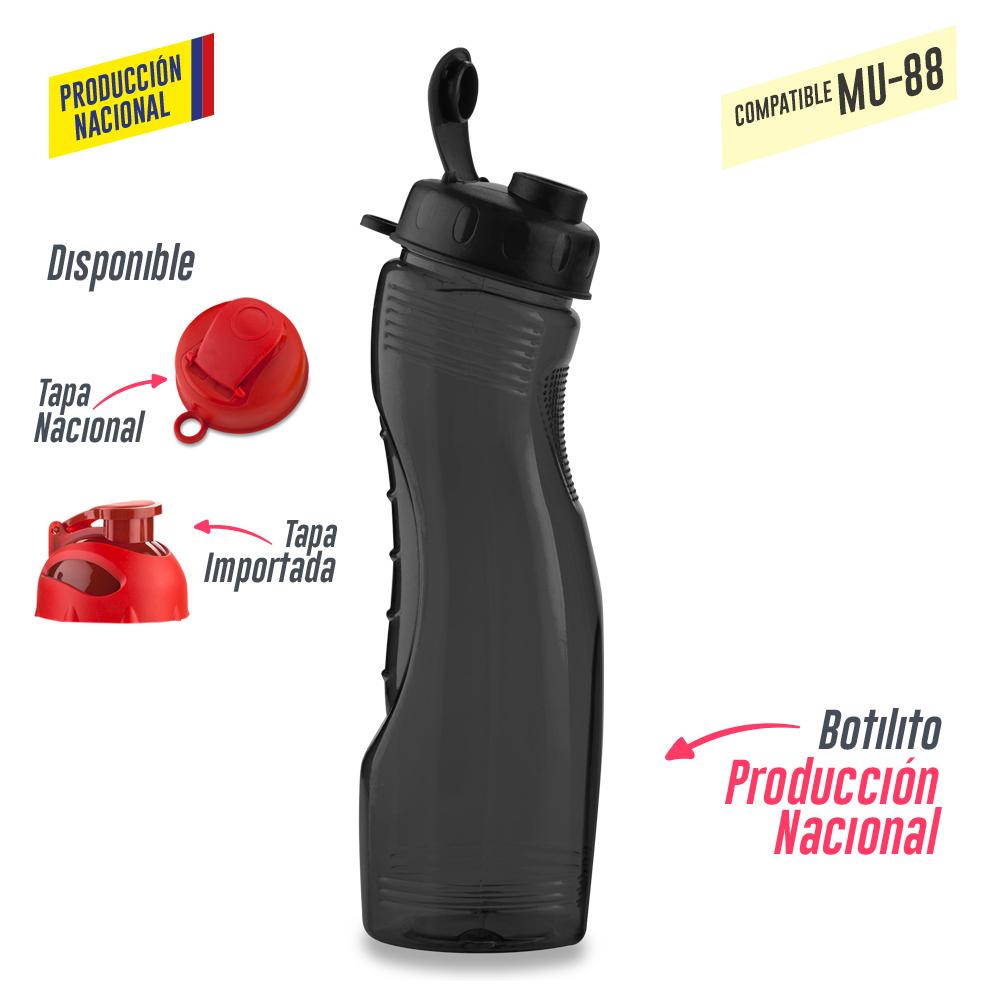 Botilito saturno pvc 900ml - produccion nacional (ver mu-35 - tapa pesta) produccion nacional Rojo para tapa pestaña miniatura 7