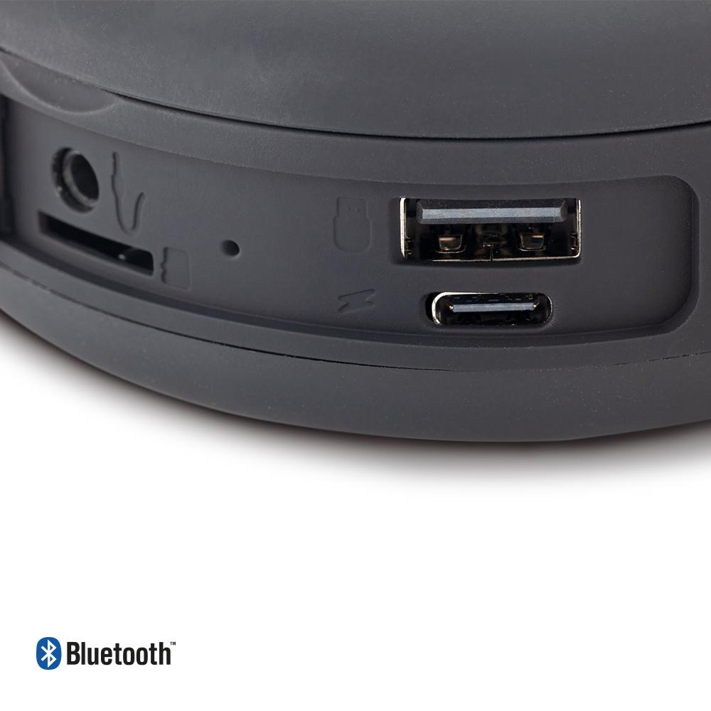 Speaker bluetooth con audifonos Negro miniatura 5