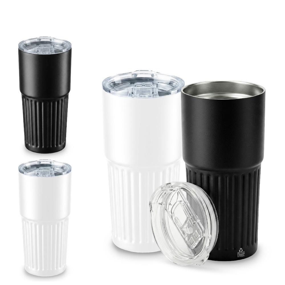 Mug metálico gillan 500 ml nuevo Blanco front