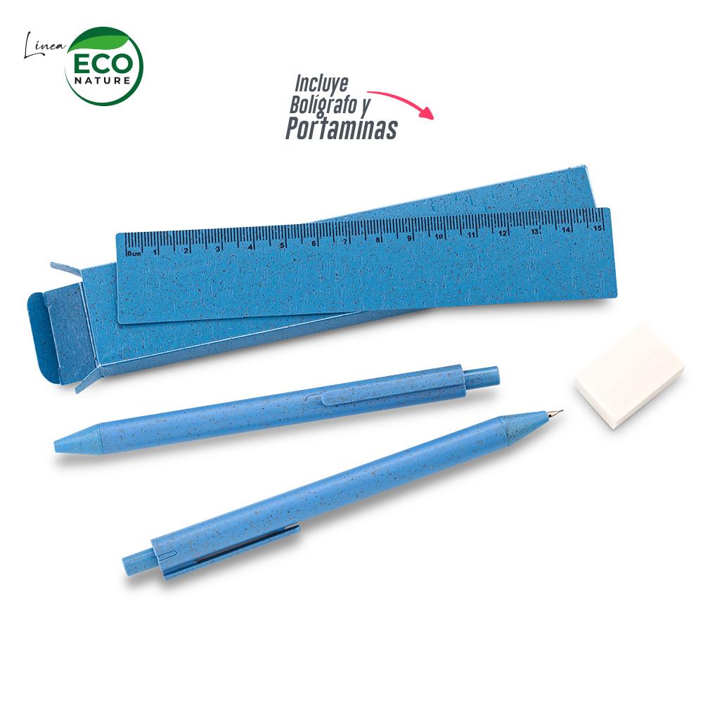 Set de trigo eco Azul miniatura 3