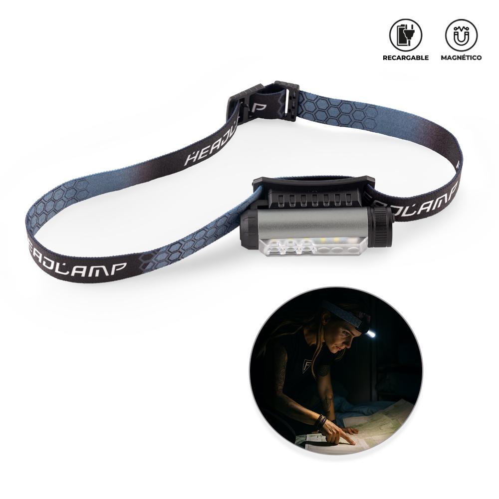 Linterna recargable head Gris miniatura 4