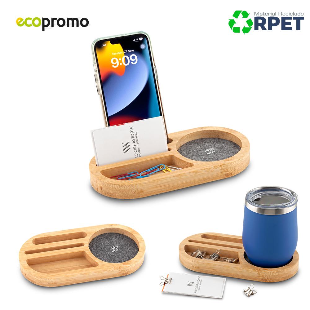 Portacelular 2-1 eco Bamboo front