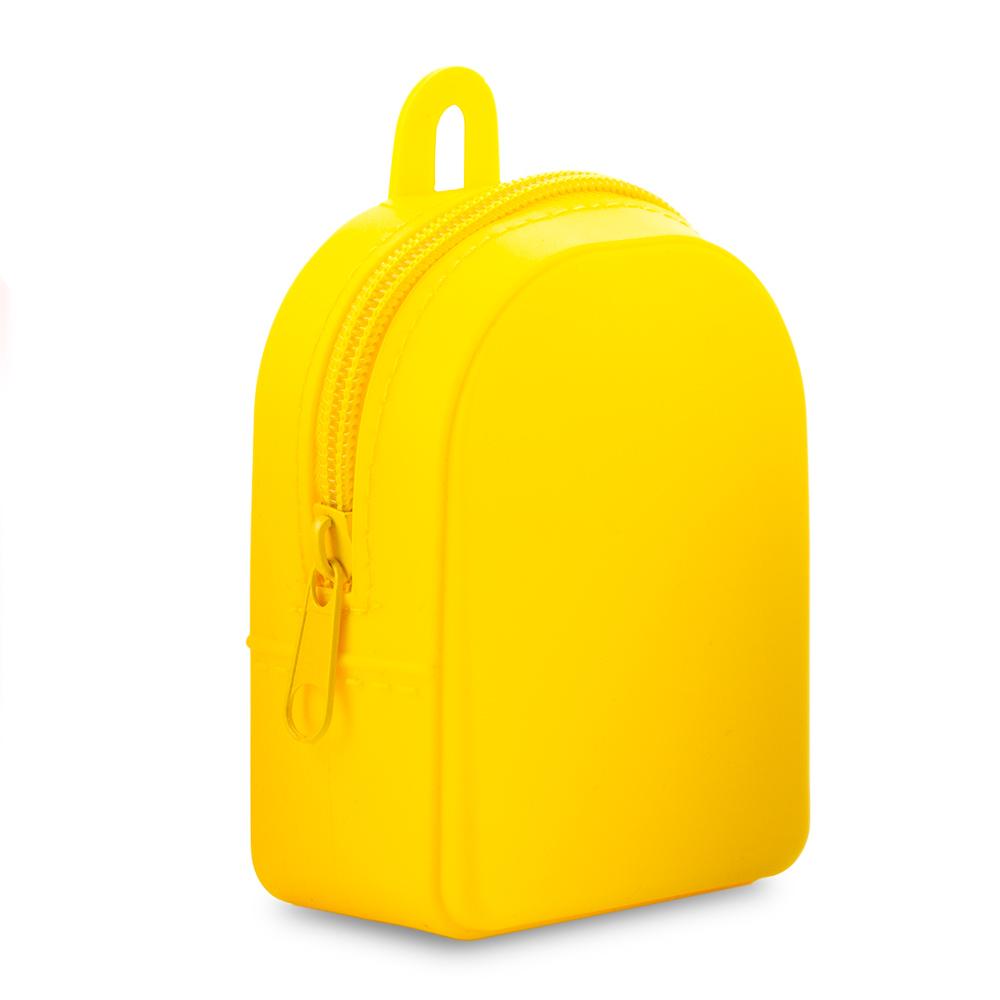 Monedero en silicona backpack Azul miniatura 3