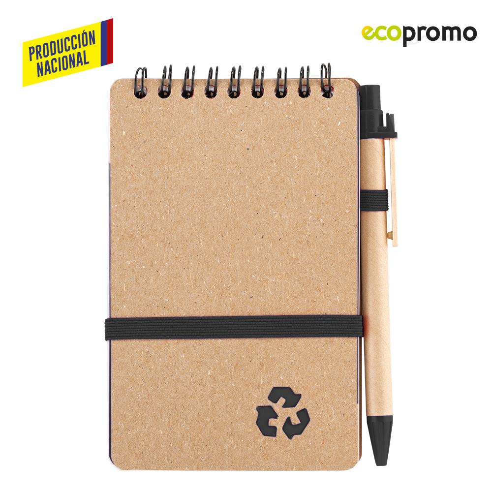 Libreta woody ecologica - produccion nacional produccion nacional Cartòn - Negro miniatura 5