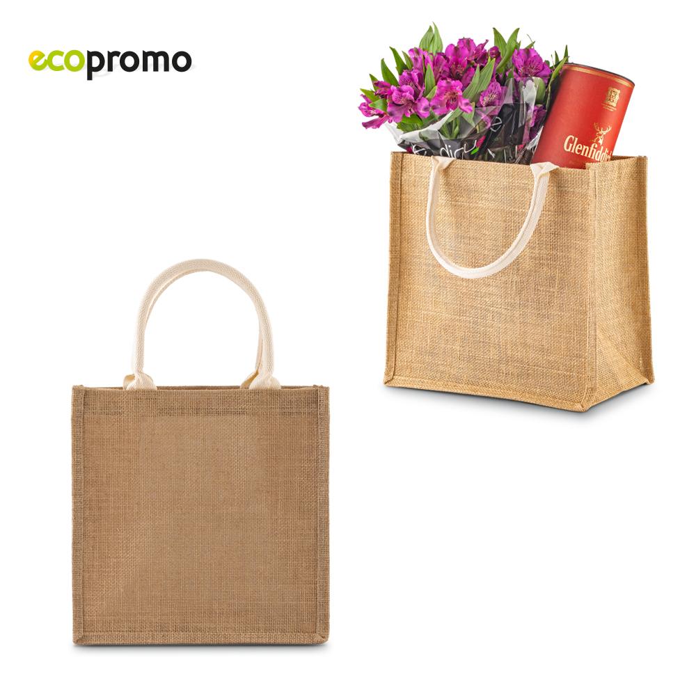 Bolsa en yute mirka Natural front