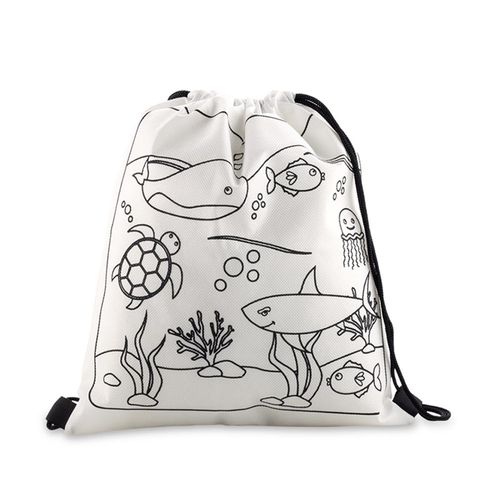 Sporty bag kidz con diseno Blanco miniatura 3
