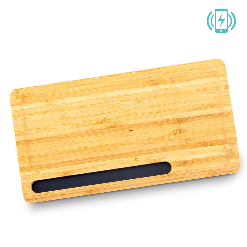 Organizador de escritorio bamboo con cargador oferta oferta Bamboo miniatura 5