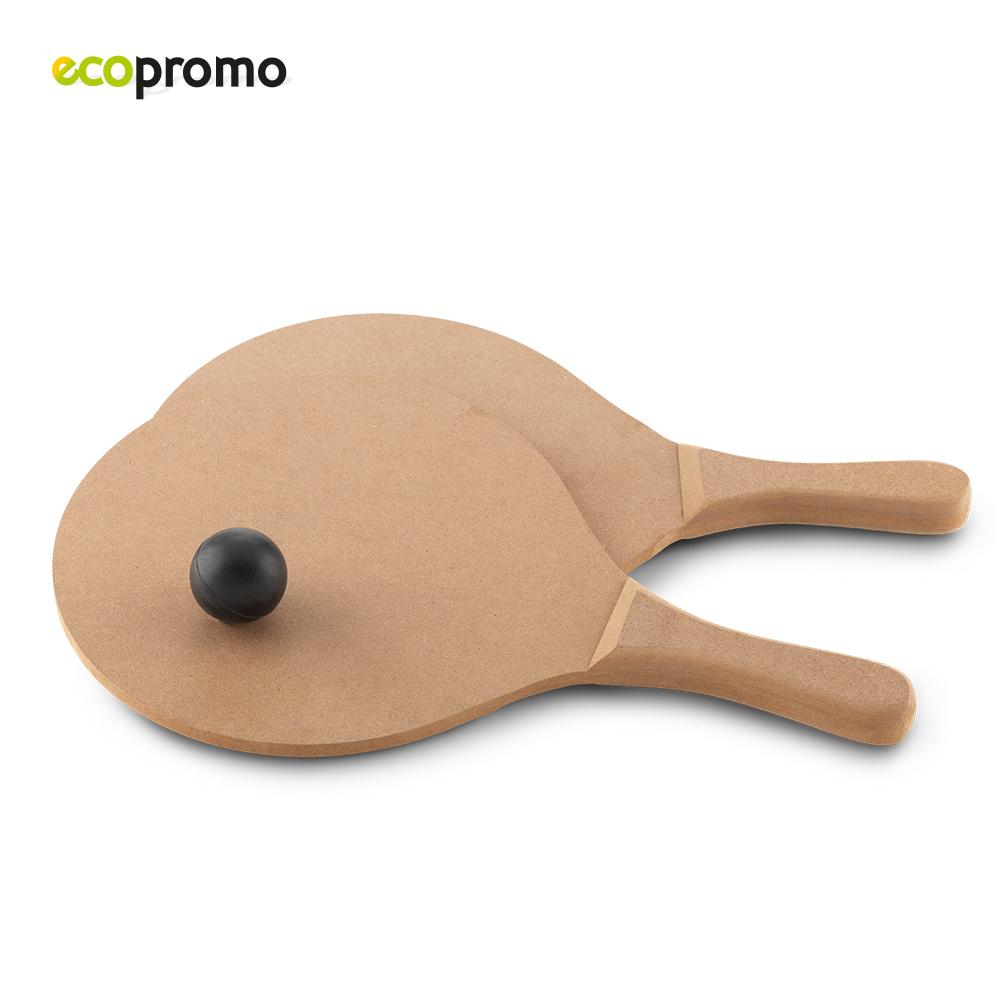 Juego de raquetas wood beach Natural miniatura 3