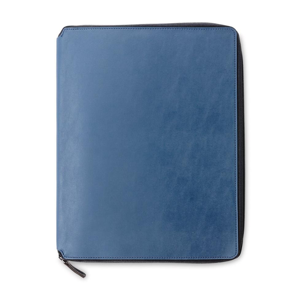 Carpeta folder zipper Azul Oscuro miniatura 4