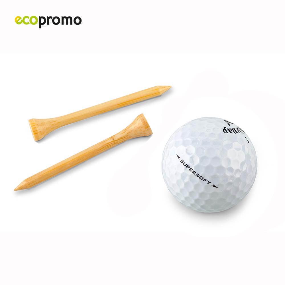 Golf tees 7cm bamboo Bamboo front