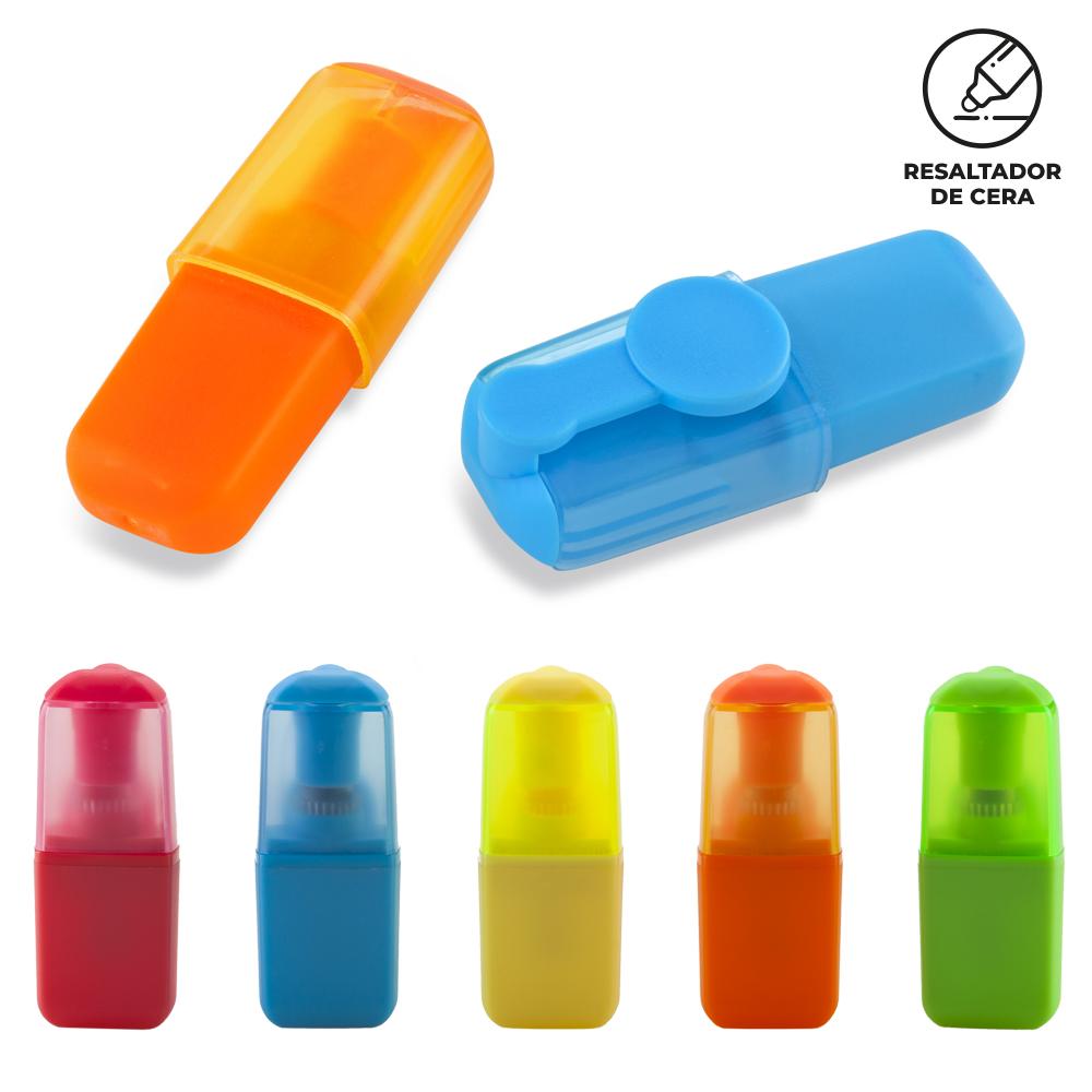 Mini resaltador de cera Amarillo front