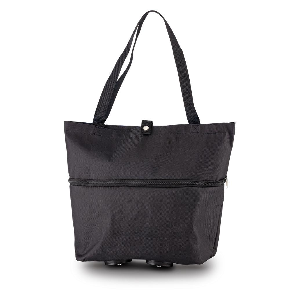 Carrito shopping bag zipper Azul Royal miniatura 6