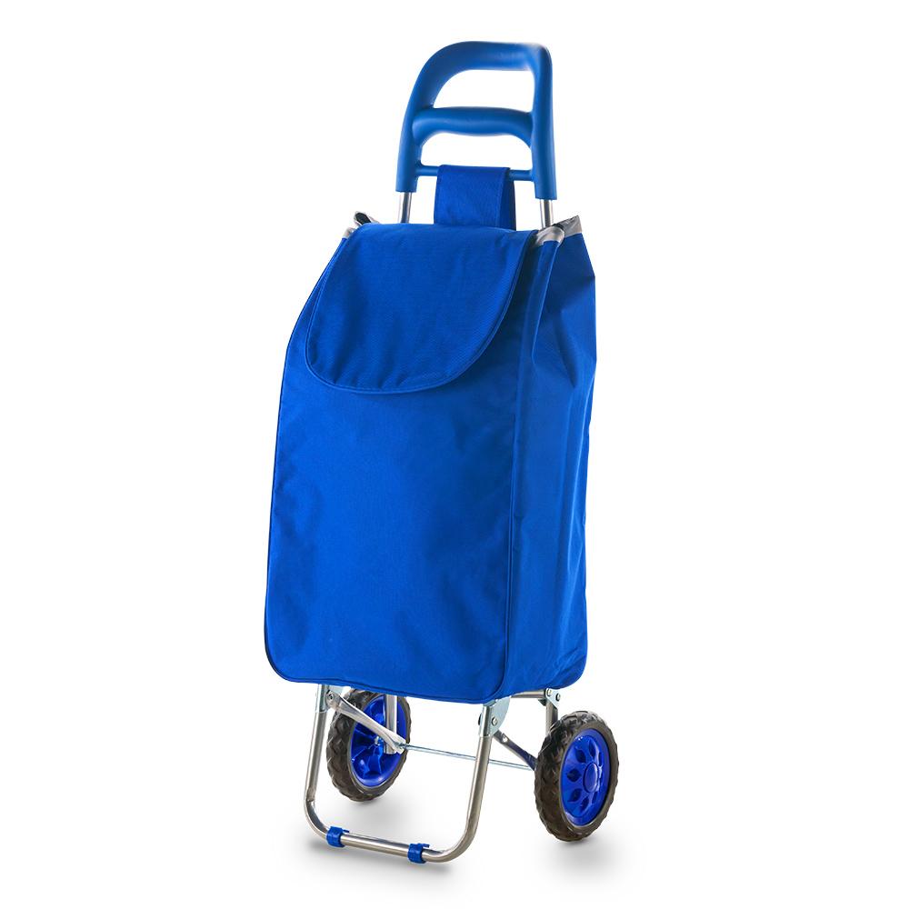 Carrito para mercado shopper Azul Royal miniatura 4