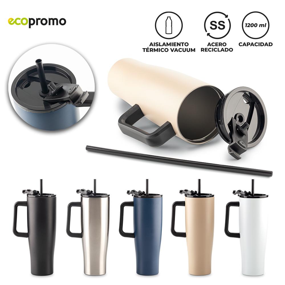 Mug metálico brumo 1200 ml Negro front