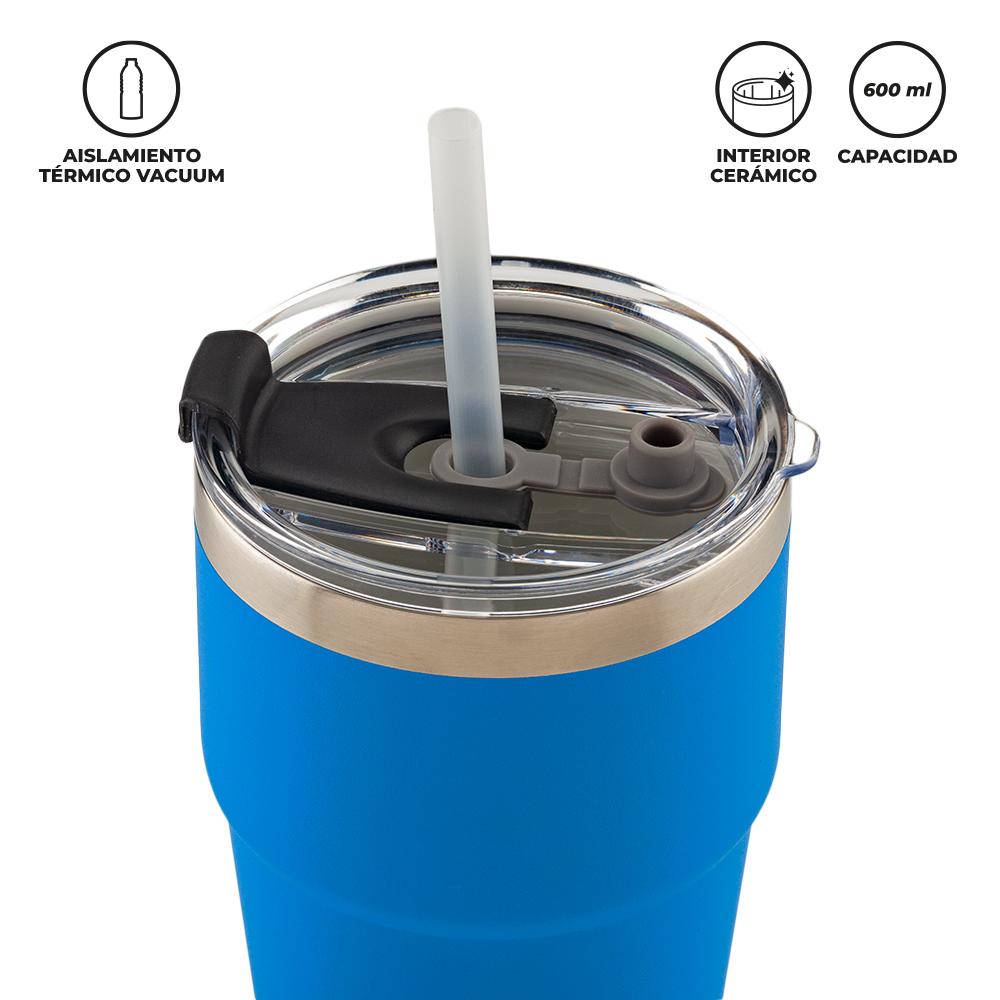 Mug metalico lumix 600 ml Negro miniatura 6