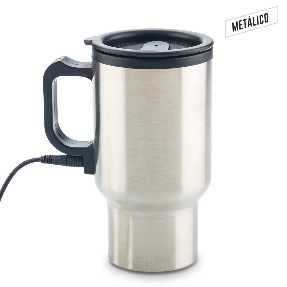 Mug metalico warmer 450ml Negro-silver miniatura 3