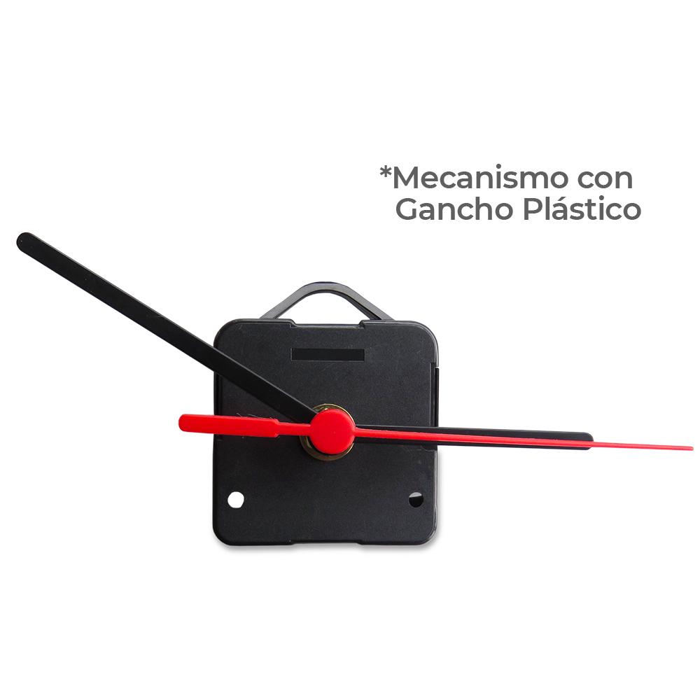 Mecanismo para reloj analogo con manecillas .Mecanismo Negro miniatura 4