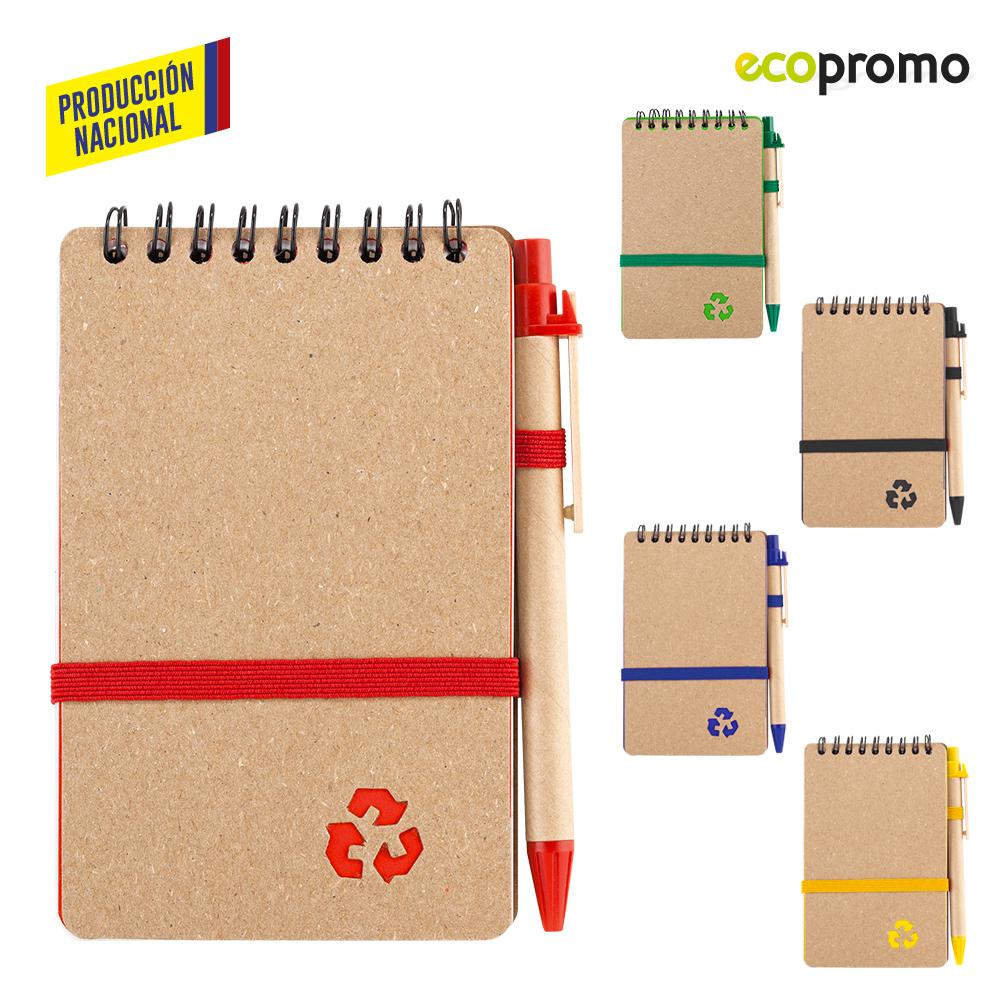 Libreta woody ecologica - produccion nacional produccion nacional Cartòn - Negro front