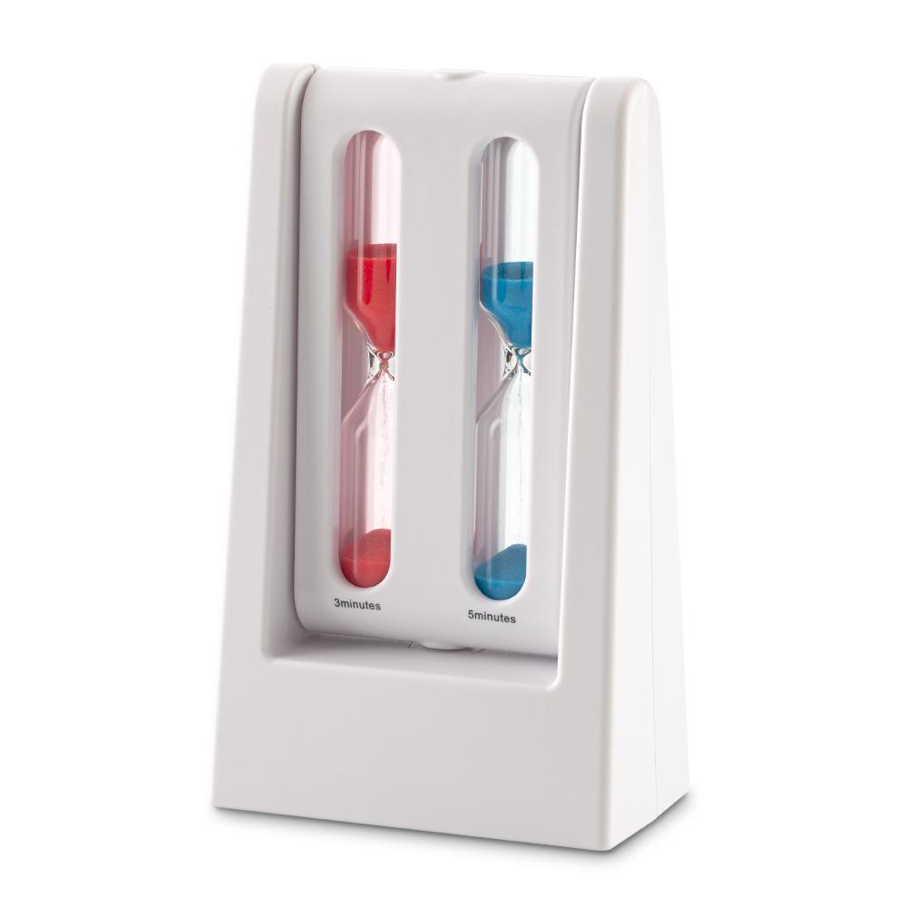 Reloj de arena doble Blanco front