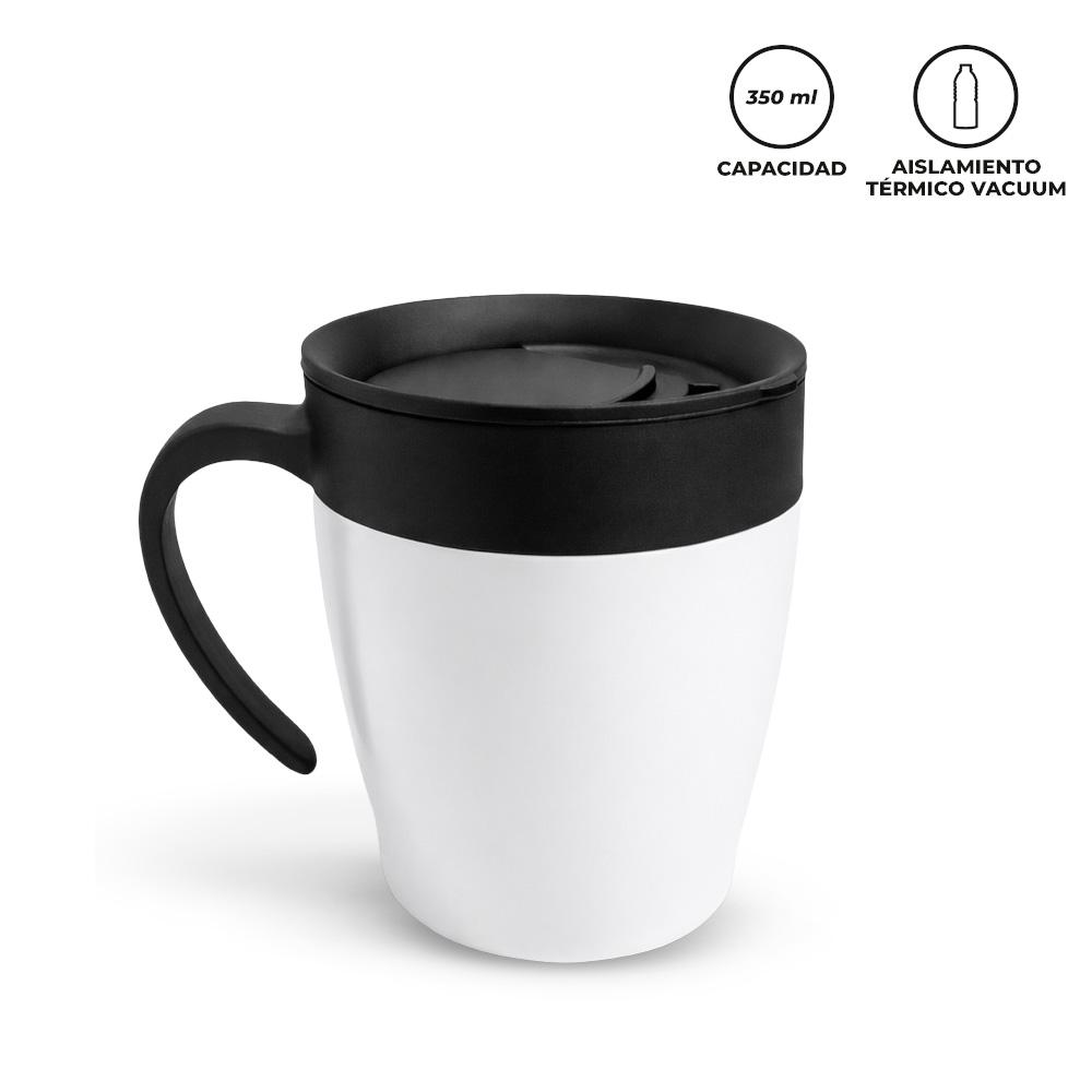 Mug metálico lume 350 ml nuevo Blanco miniatura 5