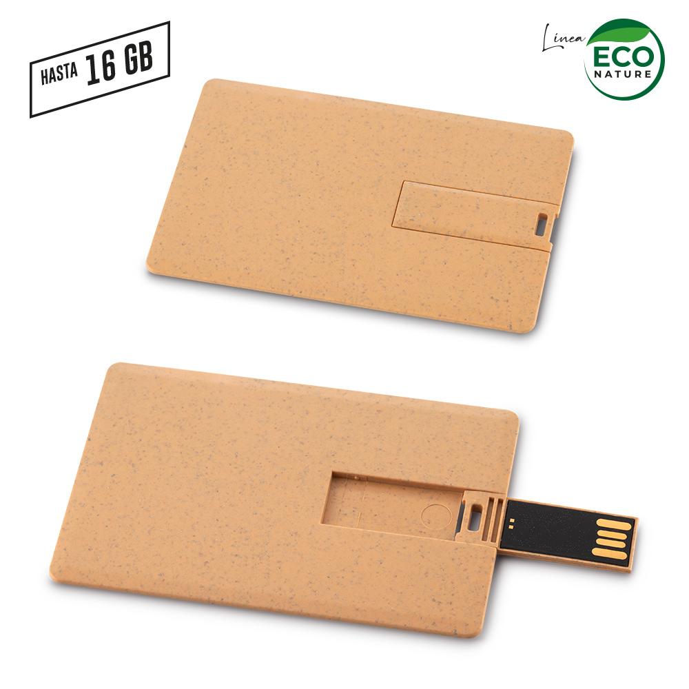 Memoria usb credit card eco precio neto - oferta precio neto oferta 8GB front