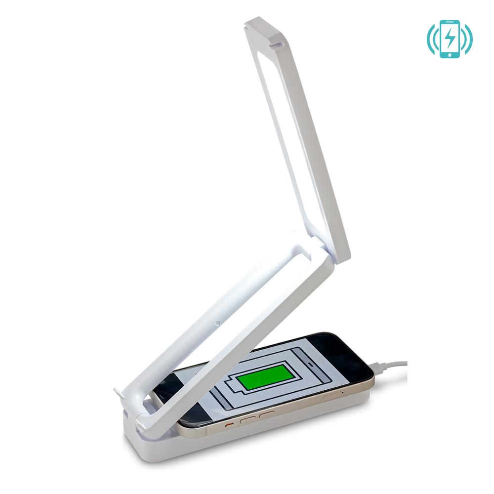 Cargador inalambrico con lampara flex - oferta oferta Blanco miniatura 5