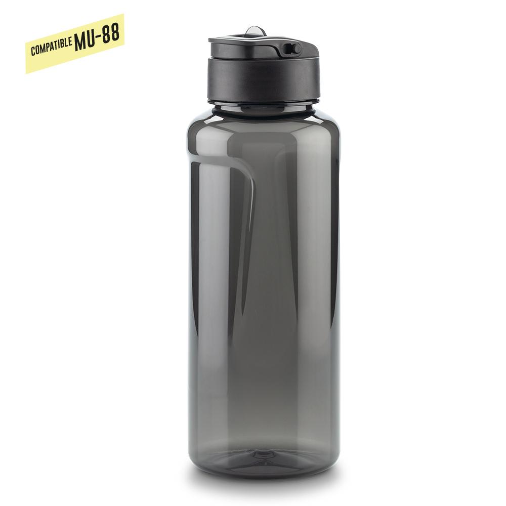 Botilito plastico biggy 1500ml Negro transparente miniatura 3
