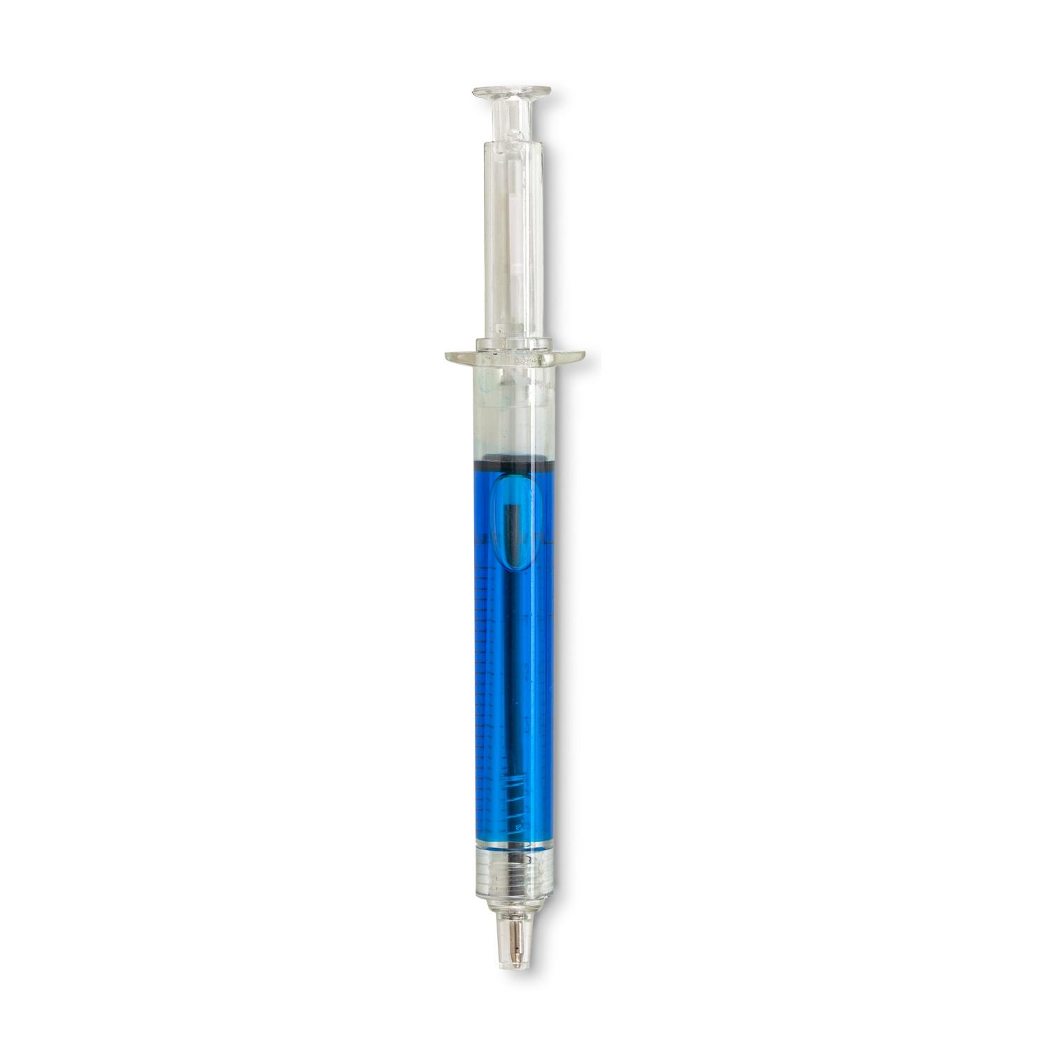 Bolígrafo jeringa Azul miniatura 3