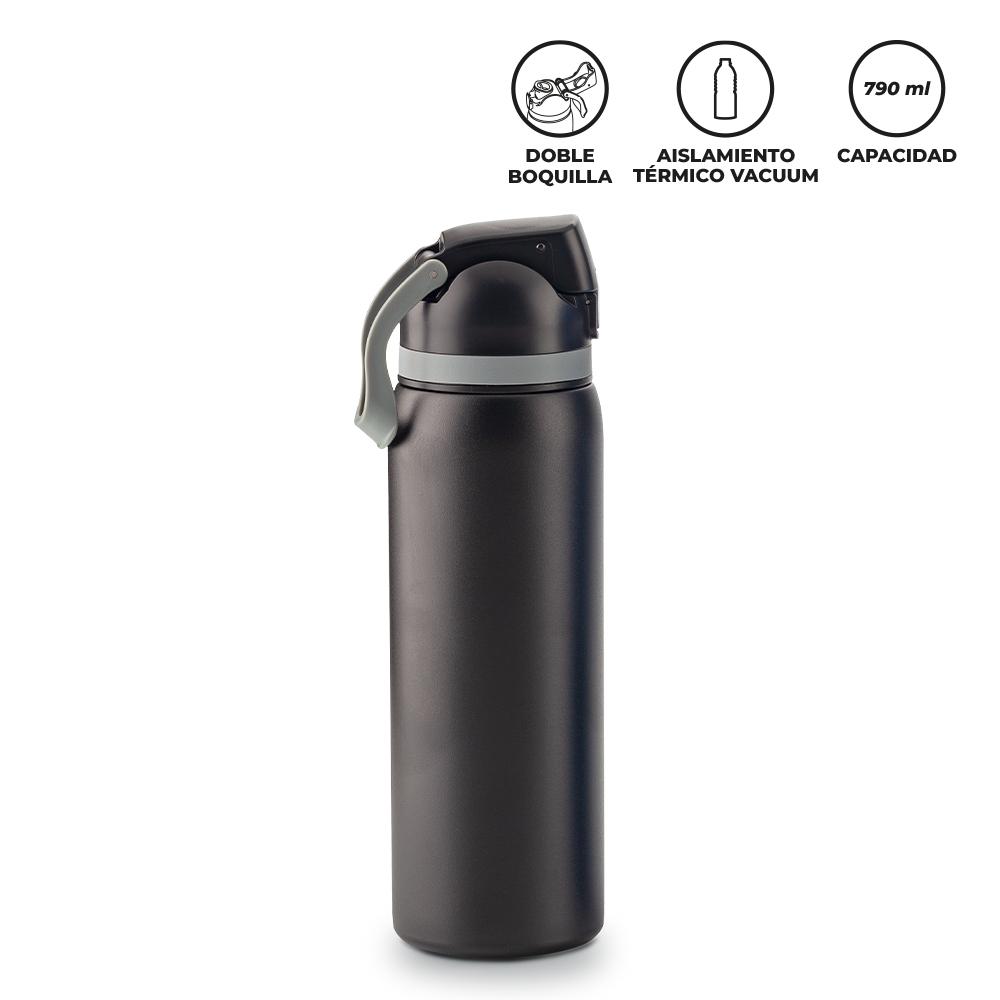 Botilito metalico gulpy 790 ml Negro miniatura 3