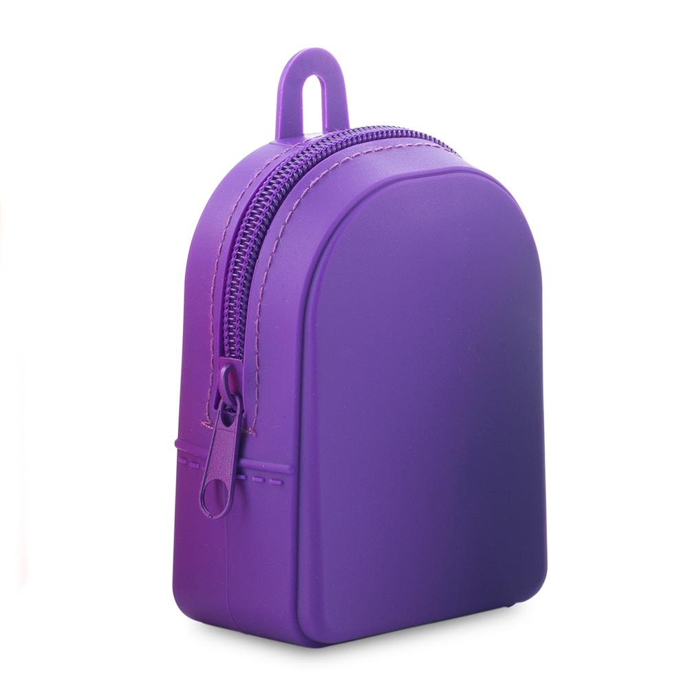 Monedero en silicona backpack Azul miniatura 7